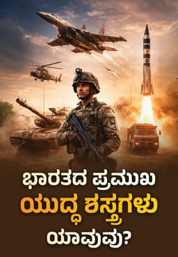 ಭಾರತದ ಪ್ರಮುಖ ಯುದ್ಧ ಶಸ್ತ್ರಗಳು ಯಾವುವು?