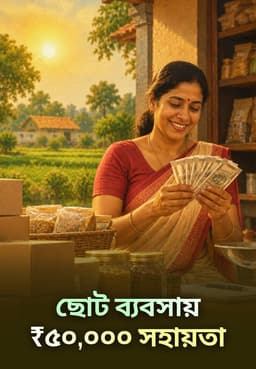 ছোট ব্যবসায় ₹৫০,০০০ সহায়তা