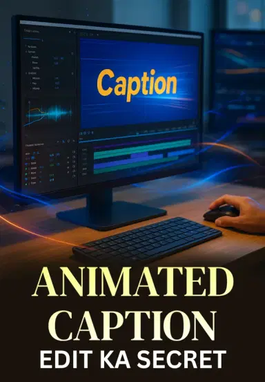 Animated Caption Edit Ka Secret