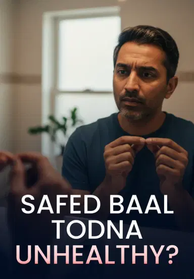 Safed Baal Todna- Unhealthy?