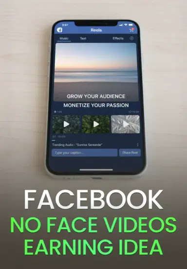 Facebook No Face Videos Earning Idea