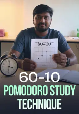 60-10 Pomodoro Study Technique