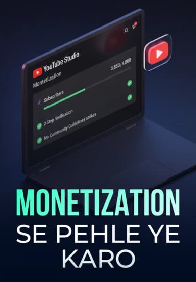Monetization Se Pehle Ye Karo