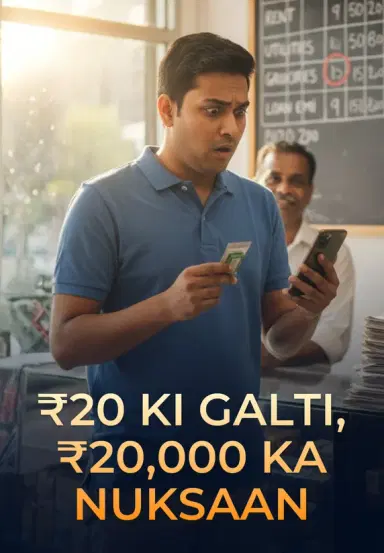 ₹20 Ki Galti, ₹20,000 Ka Nuksaan