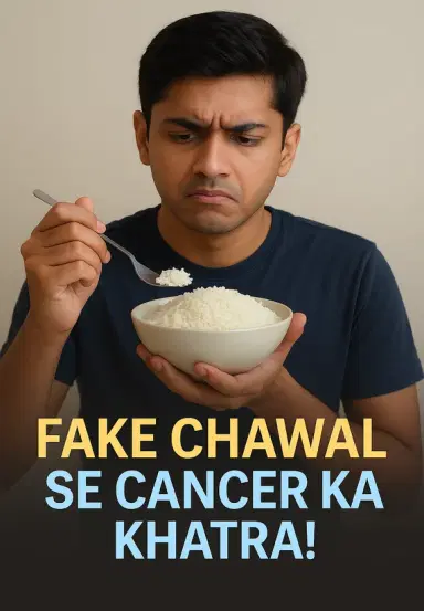 Fake Chawal Se Cancer Ka Khatra!