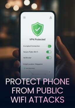 Protect Phone From Public WiFi Attacks