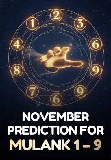 November Prediction For Mulank 1–9