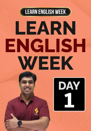 Learn English Week - Day 1