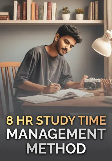 8Hr Study Time Management Method