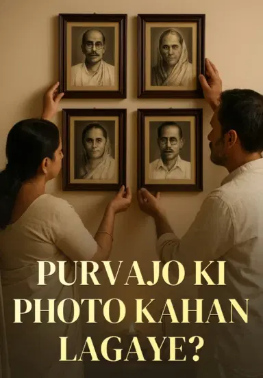 Purvajo Ki Photo Kahan Lagaye?