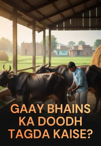 Gaay Bhains Ka Doodh Tagda Kaise?