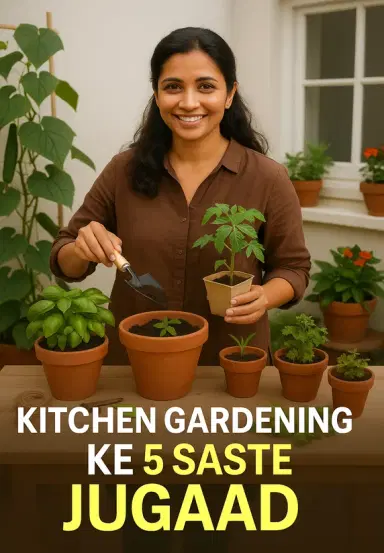 Kitchen Gardening Ke 5 Saste Jugaad