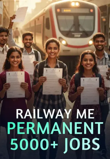 Railway Me Permanent 5000+ Jobs