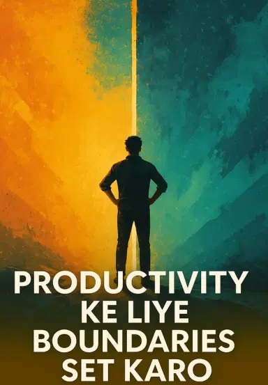Productivity Ke Liye Boundaries Set Karo