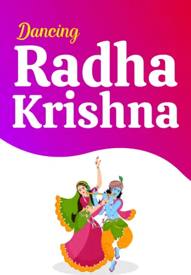 Dancing Radha Krishna