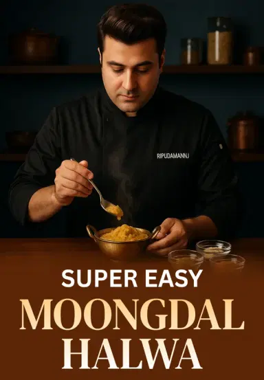 Super Easy Moongdal Halwa