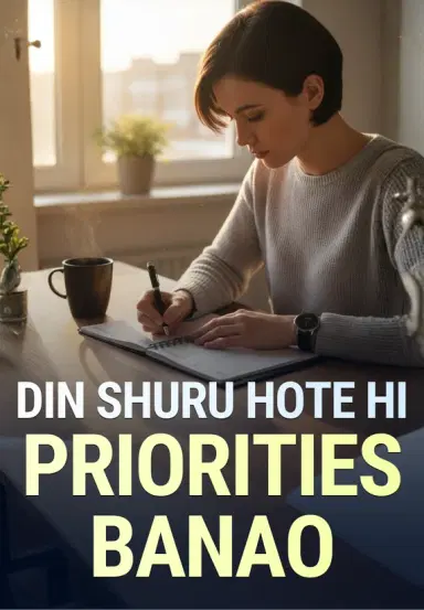Din Shuru Hote Hi Priorities Banao