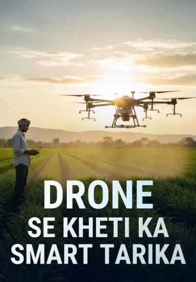 Drone Se Kheti Ka Smart Tarika