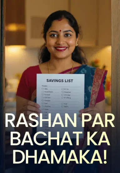 Rashan Par Bachat Ka Dhamaka!