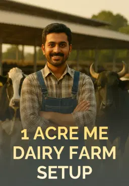 1 Acre Me Dairy Farm Setup