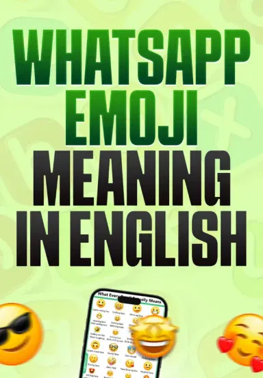 Whatsapp Emoji Meaning In English
