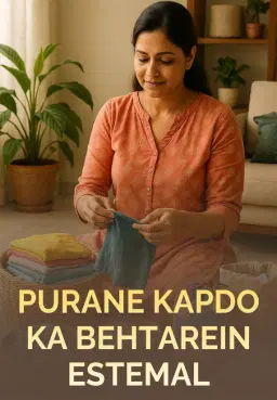 Purane Kapdo Ka Behtarein Estemal