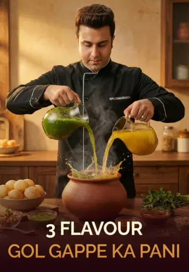 3 Flavour Gol Gappe Ka Pani