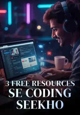 3 Free Resources Se Coding Seekho