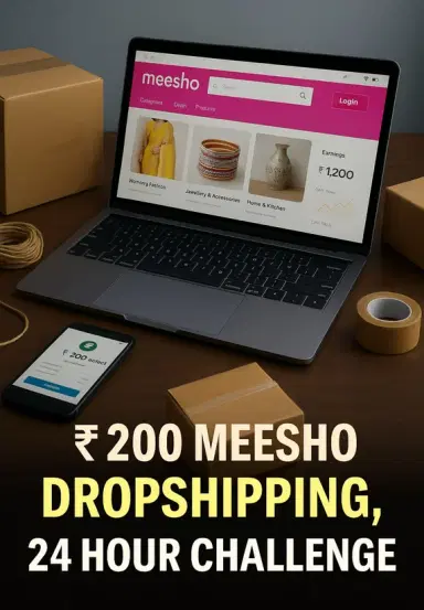 ₹200 Meesho Dropshipping, 24 Hour Challenge