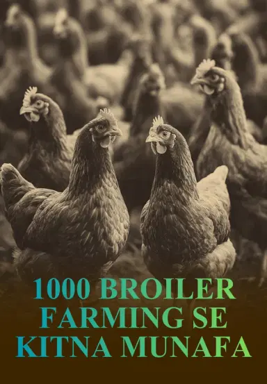 1000 Broiler Farming Se Kitna Munafa