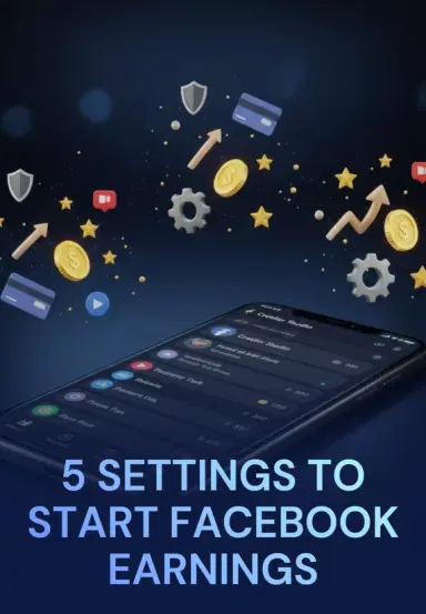 5 Settings To Start Facebook Earnings