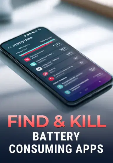 Find & Kill Battery Consuming Apps