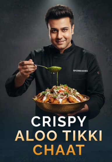 Crispy Aloo Tikki Chaat