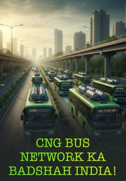 CNG Bus Network Ka Badshah India!