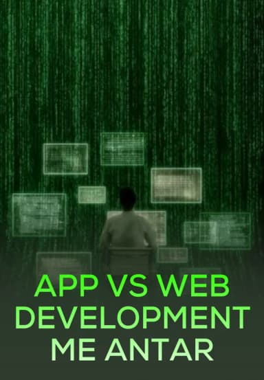 App VS Web Development Me Antar