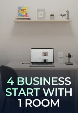 4 Business Start With 1 Room