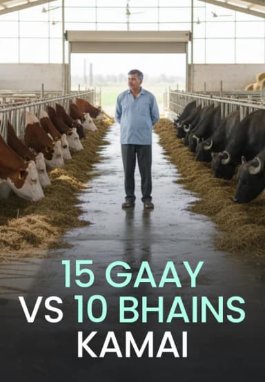 15 Gaay Vs 10 Bhains Kamai