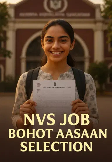NVS Job Bohot Aasaan Selection