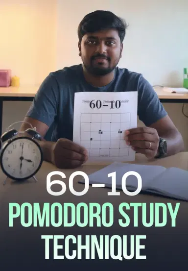 60-10 Pomodoro Study Technique
