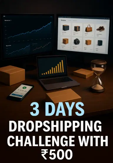 3 Days Dropshipping Challenge With ₹500