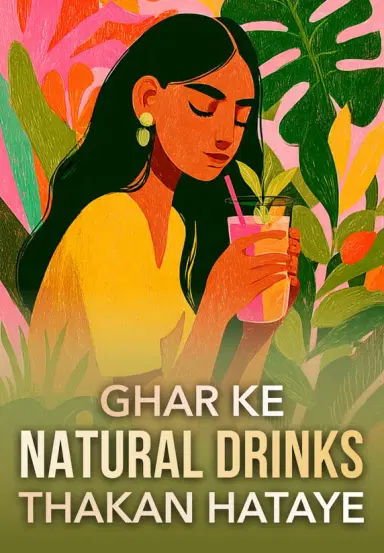 Ghar Ke Natural Drinks Thakan Hataye