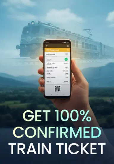 Get 100% Confirmed Train Ticket