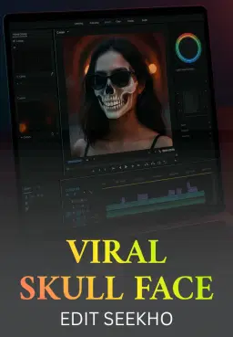 Viral Skull Face Edit Seekho