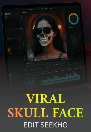Viral Skull Face Edit Seekho