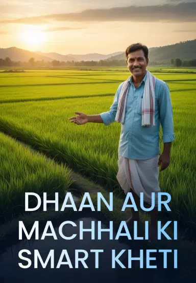 Dhaan Aur Machhali KI Smart Kheti