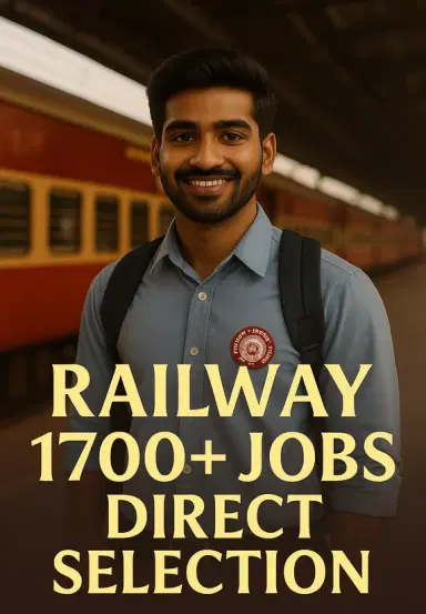 Railway 1700+ Jobs Direct Selection
