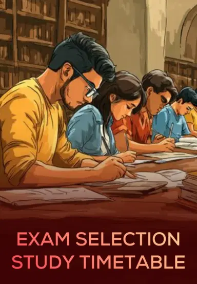 Exam Selection Study TimeTable