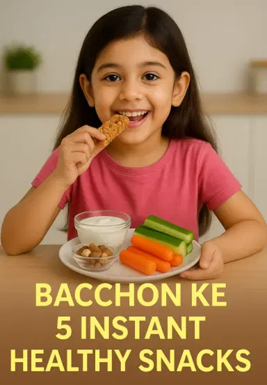 Bacchon Ke 5 Instant Healthy Snacks