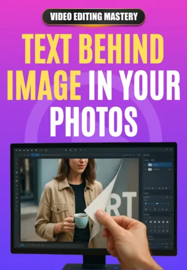 Text Behind Image In Your Photos