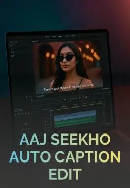 Aaj Seekho Auto Captions Edit